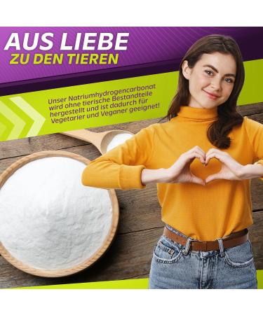 Vita2you Natron Powder 2000g - Premium Baking Powder | Food Grade Sodium Bicarbonate | Buy 2kg Backsoda Online - Buy Online on GoSupps.com