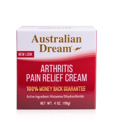 Australian Dream Arthritis Pain Relief Cream - for Muscle Aches or Joint Pain - 4 oz Jar 4 Ounce (Pack of 1)