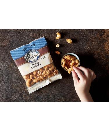 Philon Honey Roasted Cashews - Premium Quality Nut Snack with Natural Sweetness and Crunch | 14 Packs - Buy Online on GoSupps.com