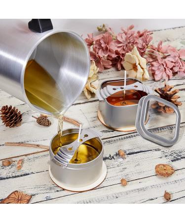 ENCANLIGHT Stainless Steel Wick Holders & Candle Wick Stickers - 20pcs Candle Making Supplies - Buy Online on GoSupps.com