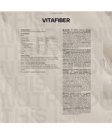 Bulk Vita Fiber Powder Sugar and Flour Replacement 500 g Packaging May Vary (Pack of 2) 500 g (Pack of 2) - Buy Online on GoSupps.com