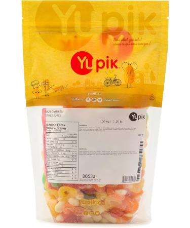 Yupik Gummy Dummies 1 kg Gluten-Free Sugary Coating Fruity Flavors Chewy Pacifier-Shaped Gummies Fun Treat Sweet Candy Delicious Snack Ideal for Gifting Holidays & Baking 1 kg (Pack of 1) - Buy Online on GoSupps.com
