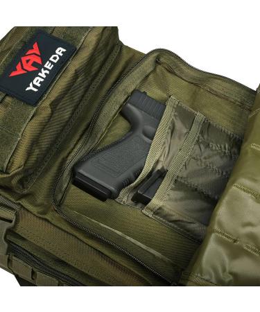 YAKEDA 45L Military Tactical Backpack - Army Survival Pack for Men - Large 3 Day Assault Bag - Green - Buy Online on GoSupps.com