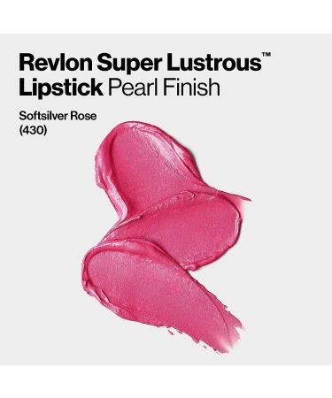 Revlon Super Lustrous Lipstick Softsilver Rose 0.15oz - Red & Coral Shade 430 - Buy Online on GoSupps.com