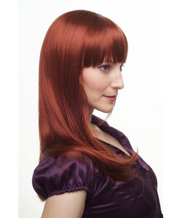 WIG ME UP 3114-350 Ladies Wig - Long Straight Red Copper Hair with Bangs | International Shipping Available - Buy Online on GoSupps.com