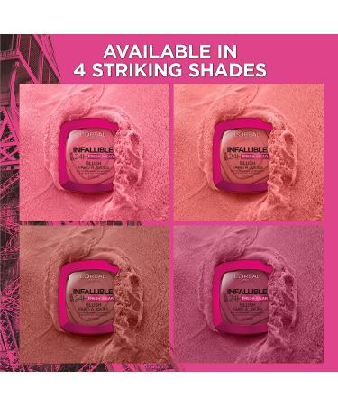 L'Oreal Paris Infallible 24H Fresh Wear Soft Matte Blush - Legendary Berry - Buy Online on GoSupps.com