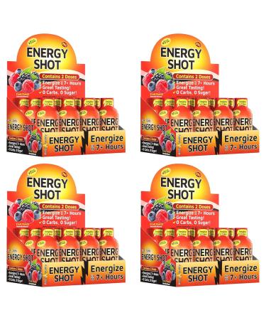 Vitamin Energy Shots - Fruit Punch Flavor | 48 Count | Boost Energy for 7+ Hours - Buy Online on GoSupps.com