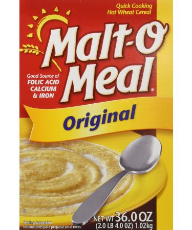 Malt-O-Meal, Original Hot Wheat Cereal, 36oz Box