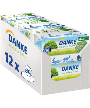Buy Eco-Friendly Thanks Handkerchiefs - 960 Pieces in Rectangular Box | 4-Layer 100% Recycled Paper Dermatologically Tested - Buy Online on GoSupps.com