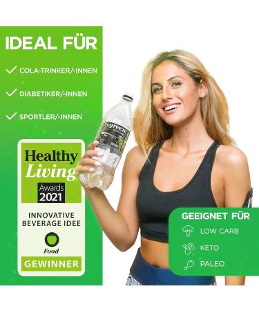Buy Green Cola Tonic Water 6x1L - Refreshing Zero Sugar International Shipping! - Buy Online on GoSupps.com