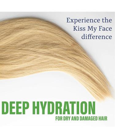 Kiss My Face 2-in-1 Shampoo & Conditioner Bar | Palm Oil-Free Cruelty-Free Monoi Oil & Shea Butter | Ideal for All Hair Types - Strengthen Dry & Damaged Hair - Buy Online on GoSupps.com