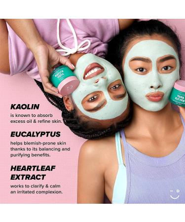 I DEW CARE Wash-off Clay Mask - Yoga Kitten | For Blemish-prone Skin with Kaolin  Heartleaf  and Tea Tree Extract  2.5 Fl Oz - Buy Online on GoSupps.com