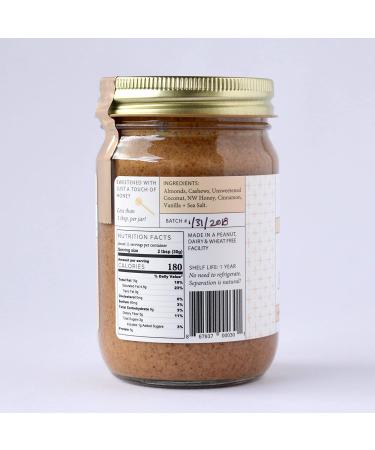 GROUND UP PDX Almond Cashew Cinnamon Snickerdoodle Nut Butter 12 OZ - Buy Online on GoSupps.com