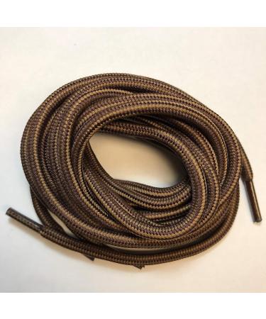 3 Pairs Heavy Duty Round Boot Laces Shoelaces - 54 (140cm) Dark LightBrown - for Hiking, Walking, Construction Safety Work Boots - Buy Online on GoSupps.com
