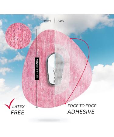Not Just A Patch Air (20 Pack) - CGM Dexcom G6 Adhesive Patches with Hole -Thin Strong and Light 14 Day Adhesion Durable Skin Grip Dexcom Patches G6 Sensor Protectors in Pink - Buy Online on GoSupps.com