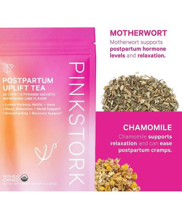 Pink Stork Postpartum Bundle: Postpartum Recovery & Mood Support Postnatal Vitamins for Breastfeeding & Lactation Support Healthy Mood & Hormone Balance for Women with Ashwagandha Women-Owned - Buy Online on GoSupps.com