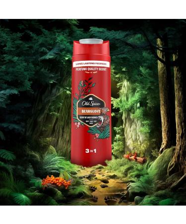  Old Spice Old Spice Bearglove 6-pack of men's shower gels and shampoos 6 x 400ml - Buy Online on GoSupps.com