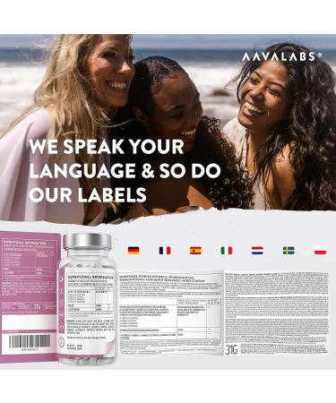 High Strength Women Probiolac - 45 Billion CFU - 4 Bacteria Strains - Lactobacillus Acidophilus, Inulin, L Glutamine - 60 Capsules - GMO, Gluten, Lactose Free - Buy Online on GoSupps.com