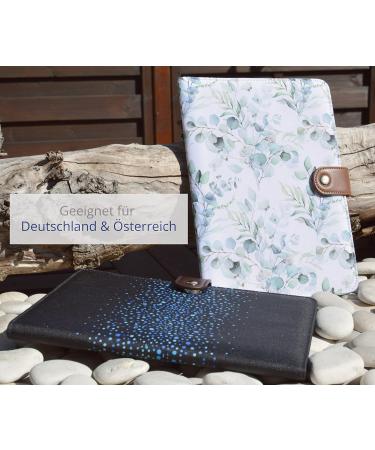 Love My Baby Mother Pass Cover | Document Bag for German Mother Pass | U-Booklet Organizer with Magnetic Lock & 7 Subjects | Eucalyptus (White-Mint) - Buy Online on GoSupps.com