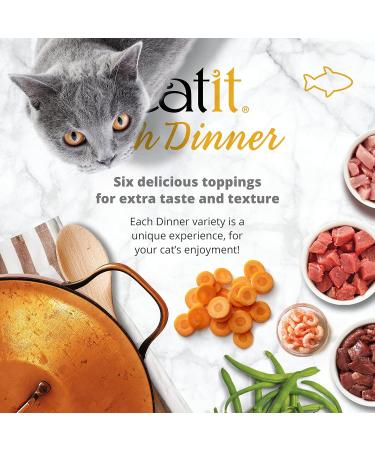 Catit Divine Shreds Wet Cat Food Toppers Chicken Multipack + Catit Fish Dinner with Tuna & Carrots Pet Food+ Catit Fish Dinner - Buy Online on GoSupps.com