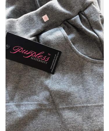 Purpless Maternity Over Bump Support Joggers 1307 - Dark Gray Melange - Buy Online on GoSupps.com