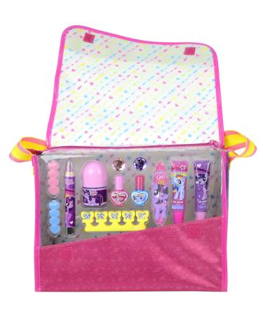 Shop Markwins Cute Shoulder Bag & Beauty Set - Lip Gloss Nail Polish Body Glitter & Rings - Perfect Gift for All Ages - Buy Online on GoSupps.com