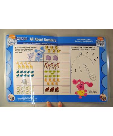 Blue's Clues All About Numbers Reusable Placemat Set of 4 - Write On & Wipe Off - Buy Online on GoSupps.com