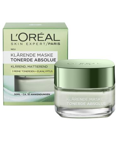L'Or al Paris Absolue Purifying Mask - 3 Pure Clays + Eucalyptus 50ml | International Shipping Available - Buy Online on GoSupps.com