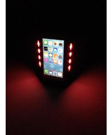 Tunturi Phone LED Sport Armband | Black/Red | One Size | International Shipping Available - Buy Online on GoSupps.com