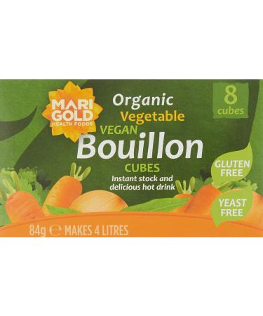 Marigold Org Veg Bouillon Yeast Free 8 Cubes