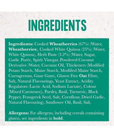 Merchant Gourmet New Vegan Italian Infused Cereals Pack of 6 x 250g Readytouse Pouches - Buy Online on GoSupps.com