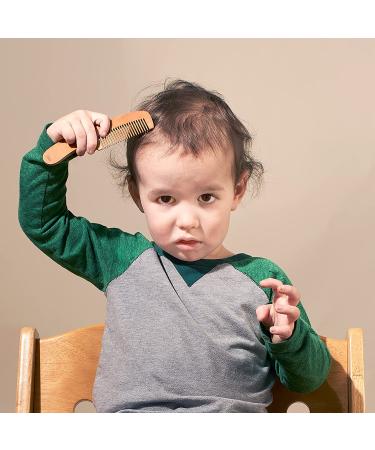 Green Sprouts Baby Brush & Comb Set | Natural Wood & Bristles | Gentle Hair Grooming - Buy Online on GoSupps.com
