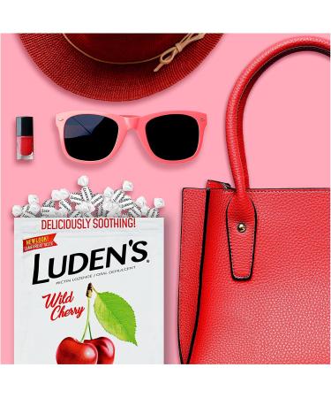 Ludens Wild Cherry Throat Drops - 90 Count | Soothing & Delicious Relief - Buy Online on GoSupps.com