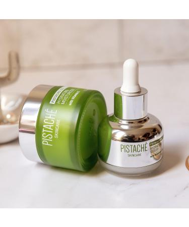 Pistach Skincare Dewy Face Duo Set - Hydrating Pistachio Oil & Hyaluronic Acid Serum | Nourishing Moisturizer with Vitamin E & Antioxidants - International Shipping Available - Buy Online on GoSupps.com