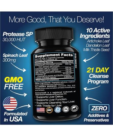 Saint Mingiano Thyroid Support Supplement 120 Capsules - with - Liver Cleanse Detox & Repair - 21 Day Cleanse - Buy Online on GoSupps.com