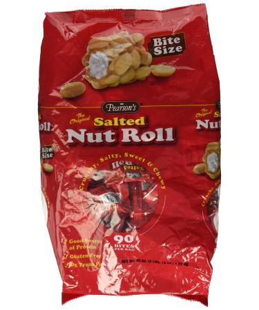 Pearson's Salted Nut Roll, Bite Size - 90 Count