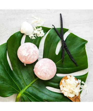 Naples Soap Co. Epsom Salt Cocoa & Shea Butter Aromatherapy Bath Bomb Variety Box - Set of 5 Tropical & Floral Scents - Buy Online on GoSupps.com