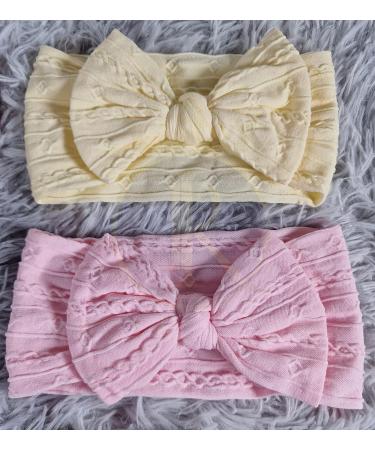 ROYAL ICON Baby Girl Headbands - Soft Comfort Bows for Little Princess (Pattern 2) PK5 - Buy Online on GoSupps.com