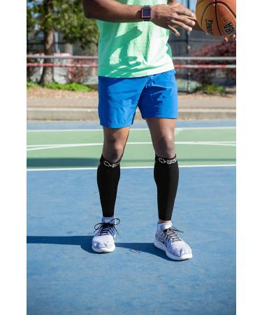 Shop Leteq Sport Compression Calf Sleeve 20-30 mmHg - Relief for Shin Splints | Large-X-Large | Black - International Shipping Available - Buy Online on GoSupps.com