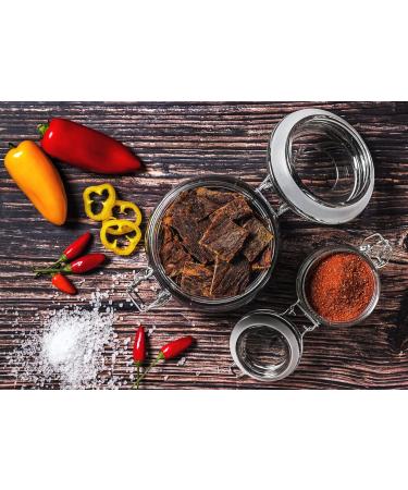 Craftsman Beef Jerky - 100% Natural Sugar-Free Protein 68% | 4x50g Pack | Bavarian D rrfleisch Mix | Smoky Chili & Hemp Pepper Biltong - Buy Online on GoSupps.com