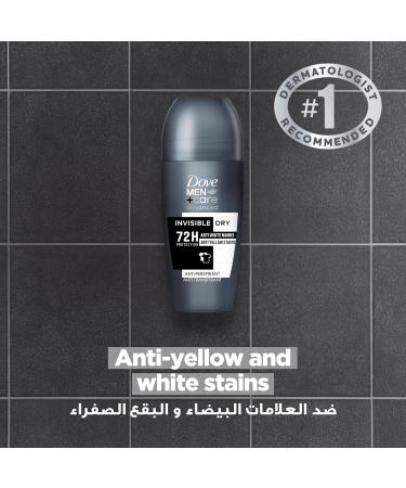 Dove Men Deo Roll-On 50ml Invisible Dry - Buy Online on GoSupps.com