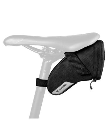 Roswheel Essentials Series 131470 Water Resistant Bike Saddle Bag Bicycle Under Seat Pouch for Cycling Accessories Large