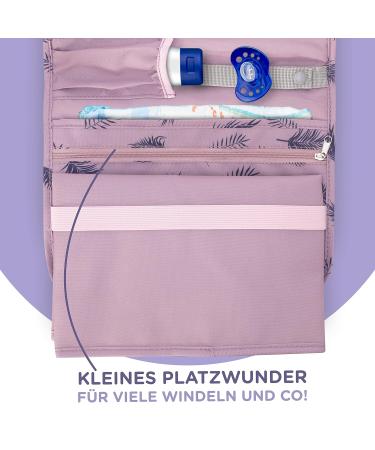 Jubi Small Purple Diaper Bag with Changing Mat & Extra Space - Stylish & Practical for On-the-Go Parents - Buy Online on GoSupps.com