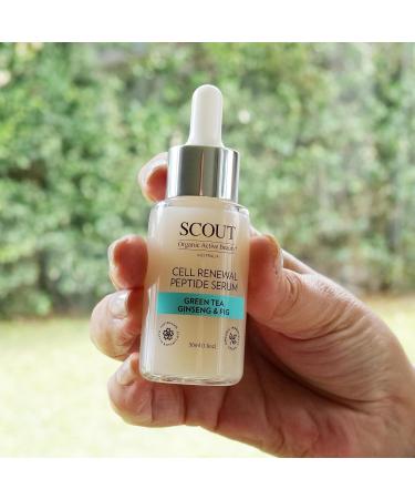 Cell Renewal Peptide Face Serum | Anti-Aging with Green Tea Ginseng & Fig - Shop Internationally - Buy Online on GoSupps.com