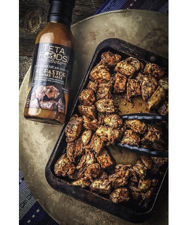 Authentic Al Pastor Taco Simmer Sauce - 32FL OZ | Flavorful Mexican Tacos at Home - Buy Online on GoSupps.com