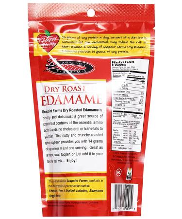 Seapoint Farms Dry Roasted Edamame Sea Salt 4 Oz - Healthy Snack Option - Buy Online on GoSupps.com