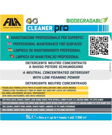 FILA Surface Care Solutions Universal Cleaner Concentrate 5L - Best for All Surfaces | International Shipping Available - Buy Online on GoSupps.com