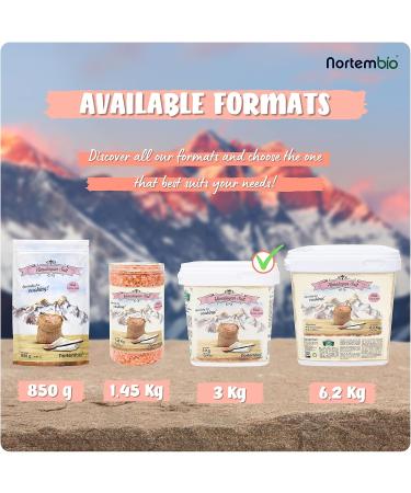 Nortembio Rosa Himalaya Salt 3kg - 100% Natural Mineral-Rich Healthy Cooking Preservative-Free from Punjab Pakistan - Buy Online on GoSupps.com
