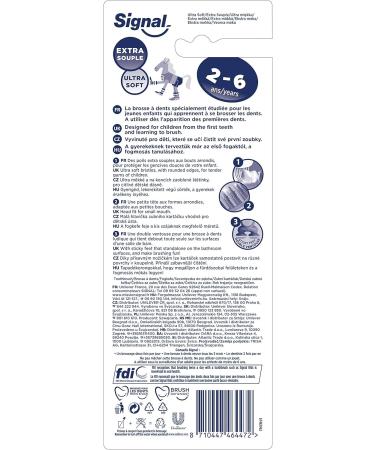 Signal Soft Toothbrushes for Kids 2-6 Years - Pack of 3 King of the Jungle Design - Gentle Oral Care for Children - Buy Online on GoSupps.com