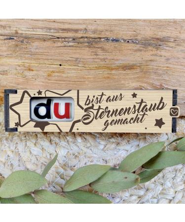 You Are Made of Star Dust - Unique Chocolate Bar Gift Box with Duplo | Perfect Gifts for Girlfriend Men and Women | Thoughtful Thank You Presents - Buy Online on GoSupps.com